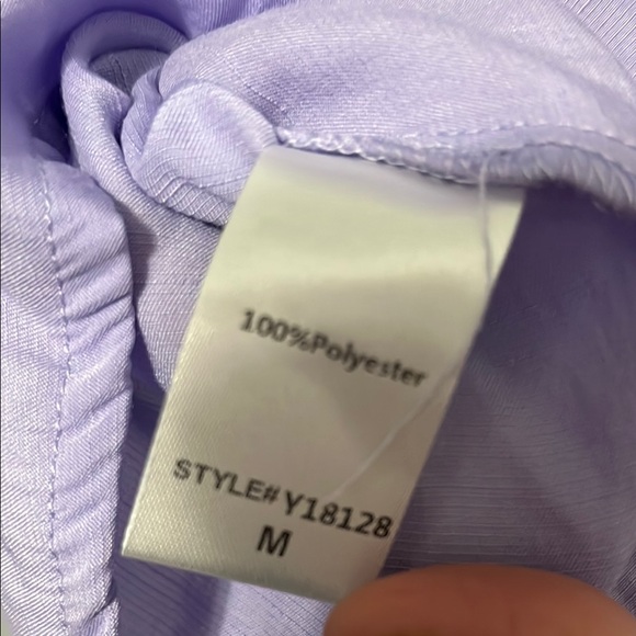 DO+BE Lavender Ruffle  Top - Picture 6 of 6